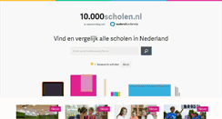 Desktop Screenshot of 10000scholen.nl