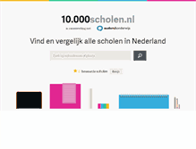 Tablet Screenshot of 10000scholen.nl